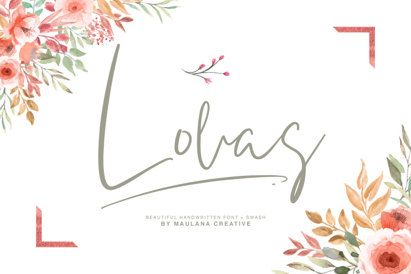 Lovas Modern Script By Maulana Creative TheHungryJPEG