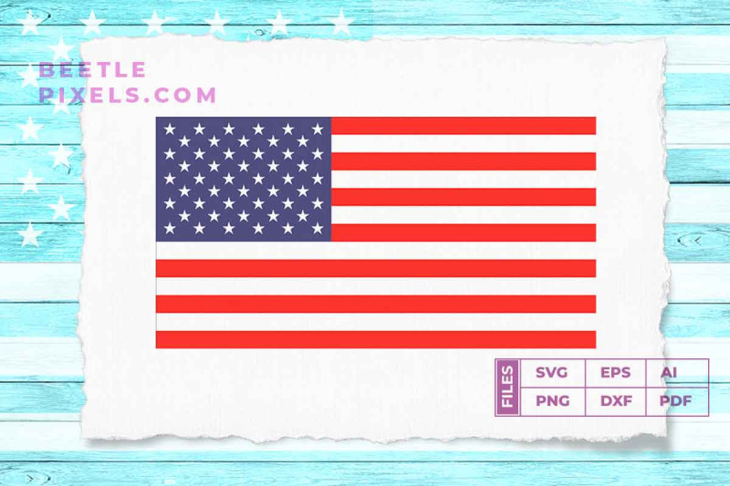 American Flag Vector Svg Cut Files By Cuttingsvg Thehungryjpeg