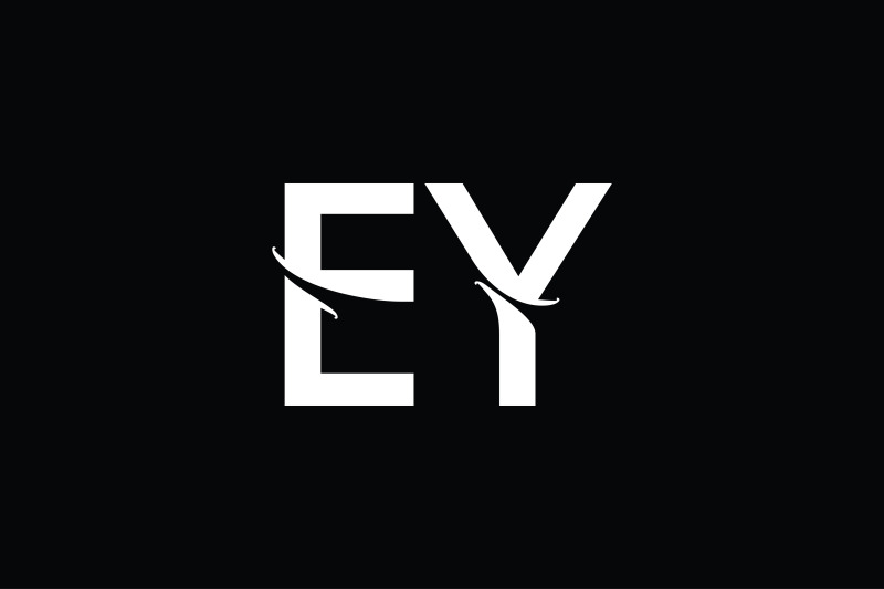 EY Monogram Logo Design By Vectorseller TheHungryJPEG