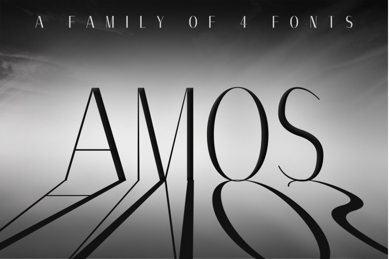 AMOS A Modern Sans Serif By Dene Studios TheHungryJPEG