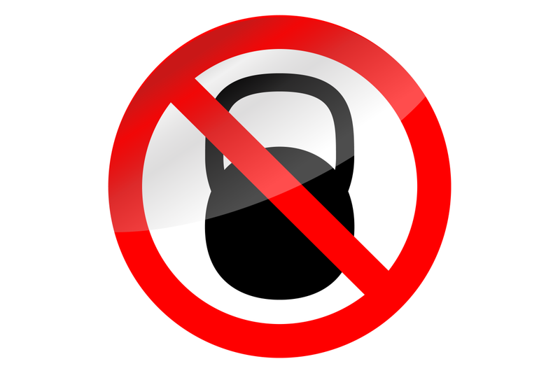 Sign Ban Weights By 09910190 TheHungryJPEG