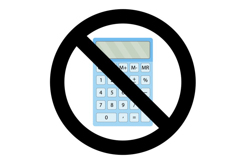 Not Use Calculator Symbol By 09910190 TheHungryJPEG