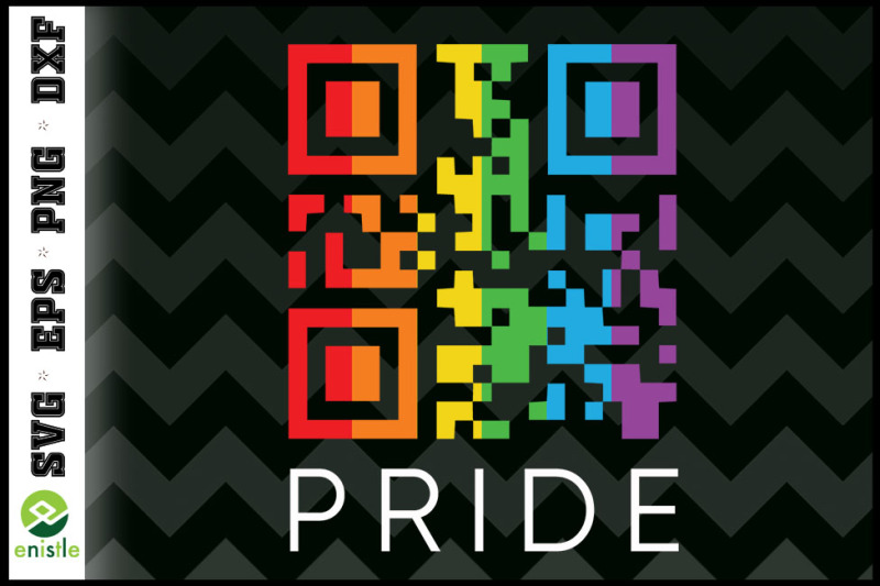 Qrcode Gay Pride Lgbt Awareness By Enistle Thehungryjpeg