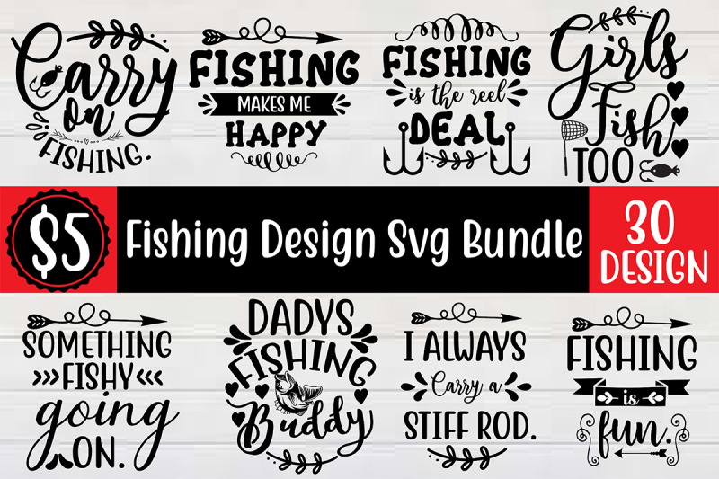 Fishing Svg Bundle Vol 2 By Teebusiness TheHungryJPEG