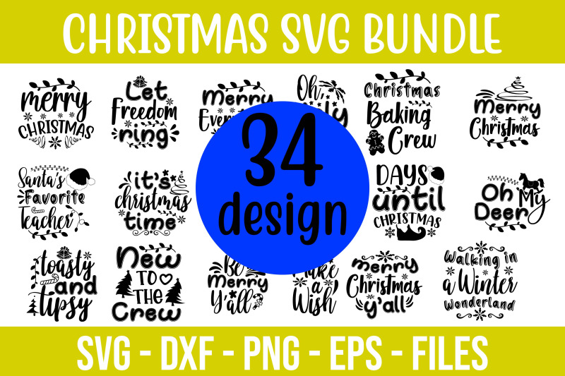 Christmas Svg Bundle By Printstore Thehungryjpeg