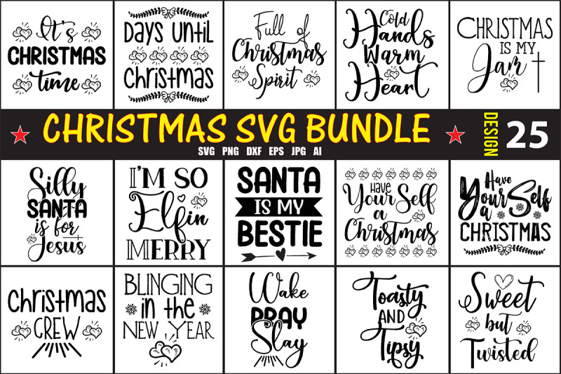 Christmas SVG Bundle By Orpitaroy TheHungryJPEG