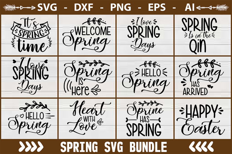 Spring SVG Bundle By Najirbd TheHungryJPEG