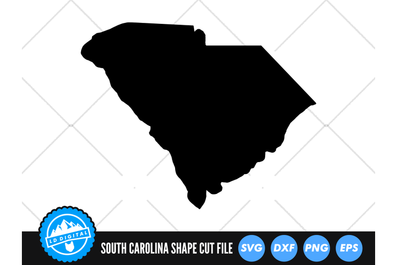 South Carolina Svg South Carolina Outline Usa States Cut File By Ld