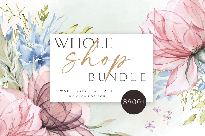 Whole Store Bundle By Olga Koelsch TheHungryJPEG