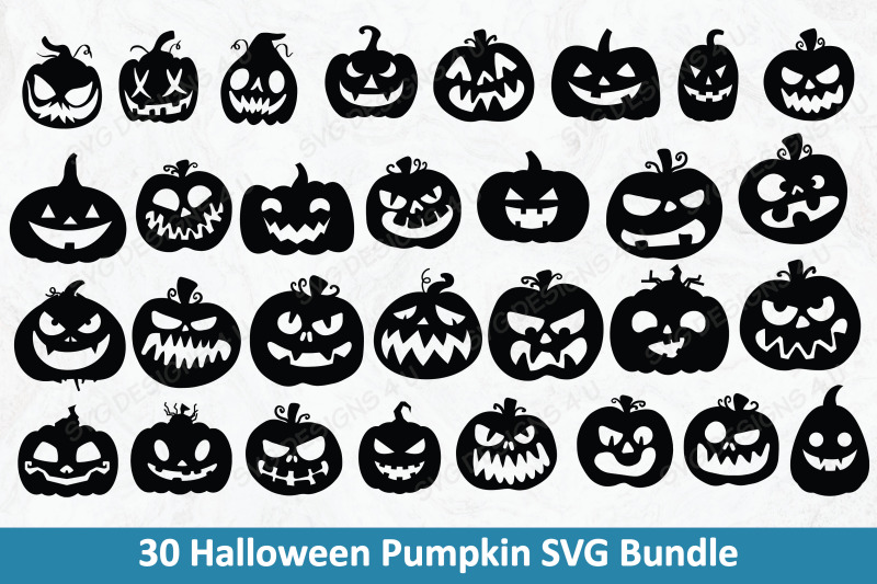 Halloween Pumpkin SVG Bundle By Svgdesigns4u TheHungryJPEG