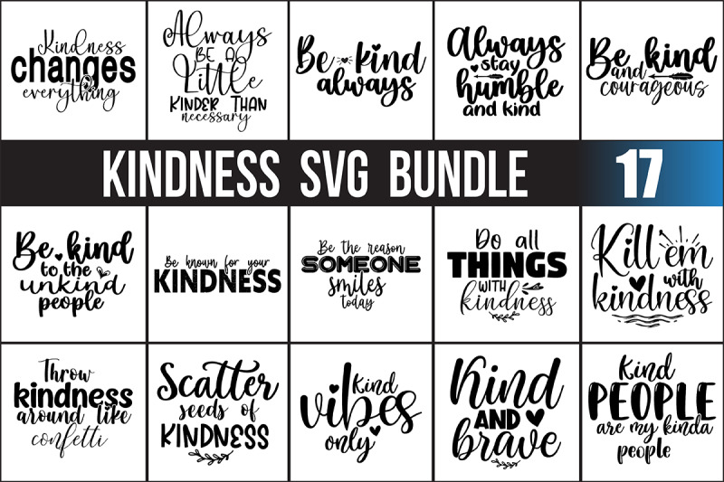 Kindness Svg Bundle By Orpitaroy Thehungryjpeg