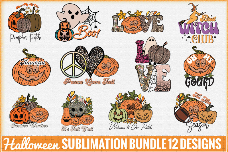 Halloween Sublimation Bundle By Jasim TheHungryJPEG