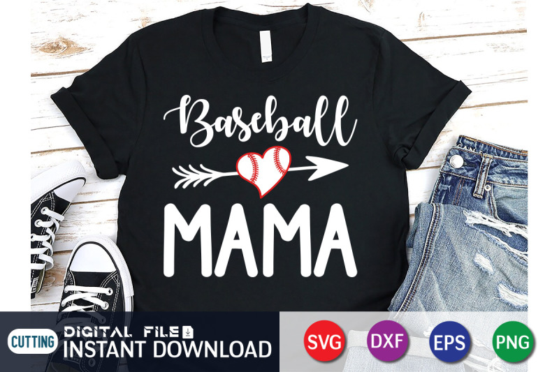 BaseBall Mama SVG By FunnySVGCrafts TheHungryJPEG