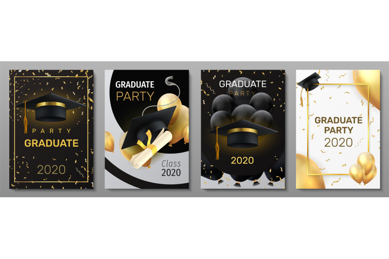 Graduation Cards Invitation And Congratulation Banners Greeting Post