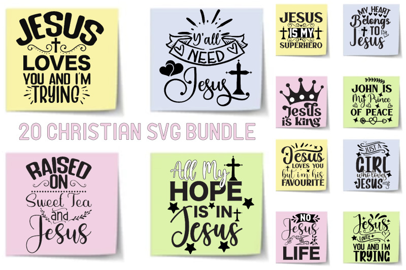 Christian Svg Bundle By Jasim TheHungryJPEG