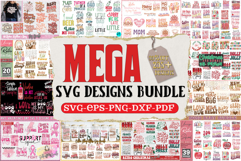 Mega Svg Bundle By Jasim Thehungryjpeg