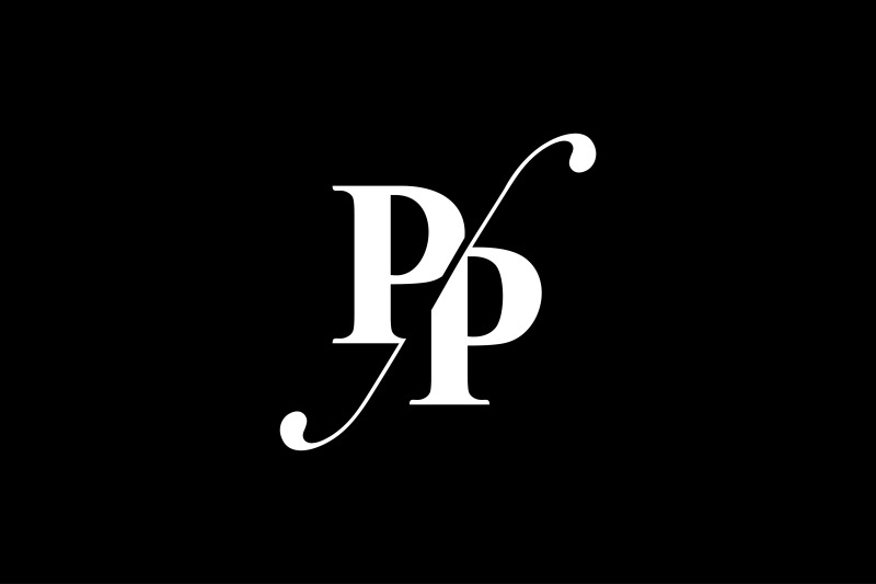 PP Monogram Logo Design By Vectorseller TheHungryJPEG