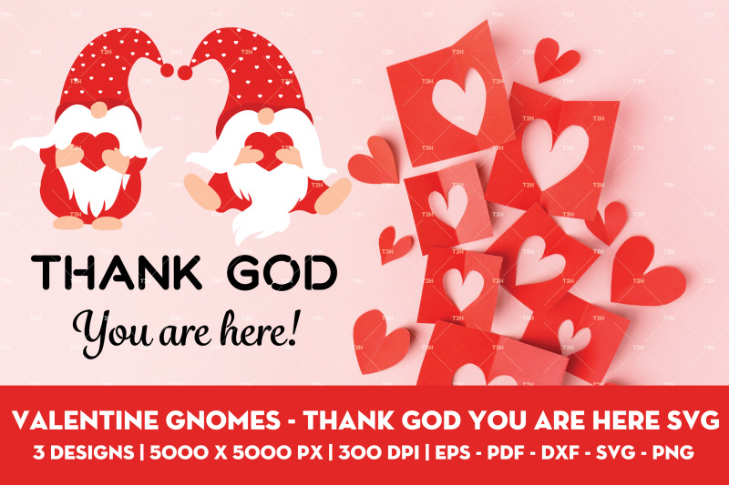 Valentine Gnomes Thank God You Are Here SVG By Thai Thanh Hieu