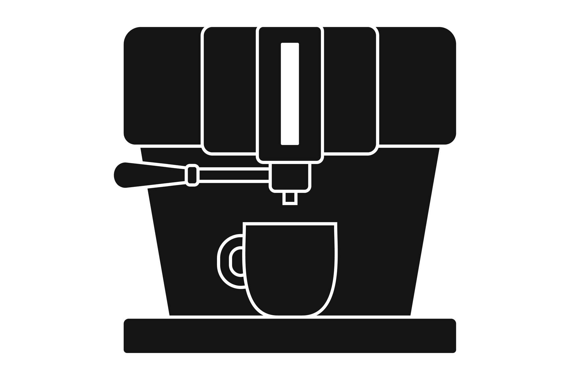 Modern Coffee Machine Icon Simple Style By Anatolir56 TheHungryJPEG