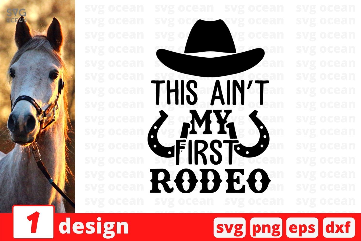 This Aint My First Rodeo SVG Cut File By SvgOcean TheHungryJPEG