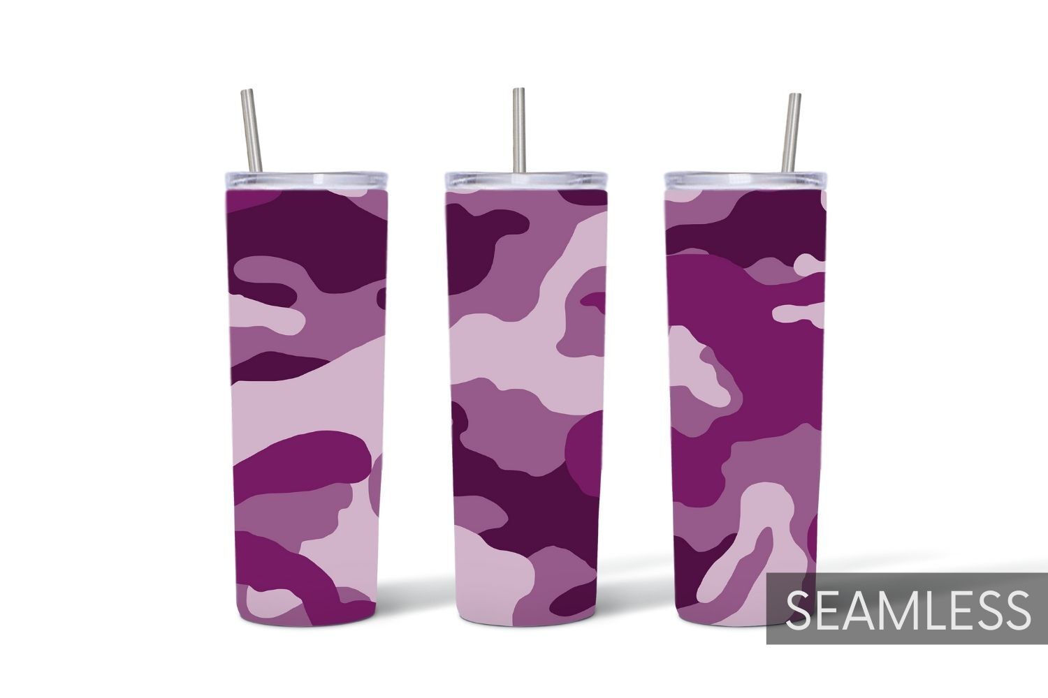 Pink Camo Tumbler Sublimation By Svgocean Thehungryjpeg