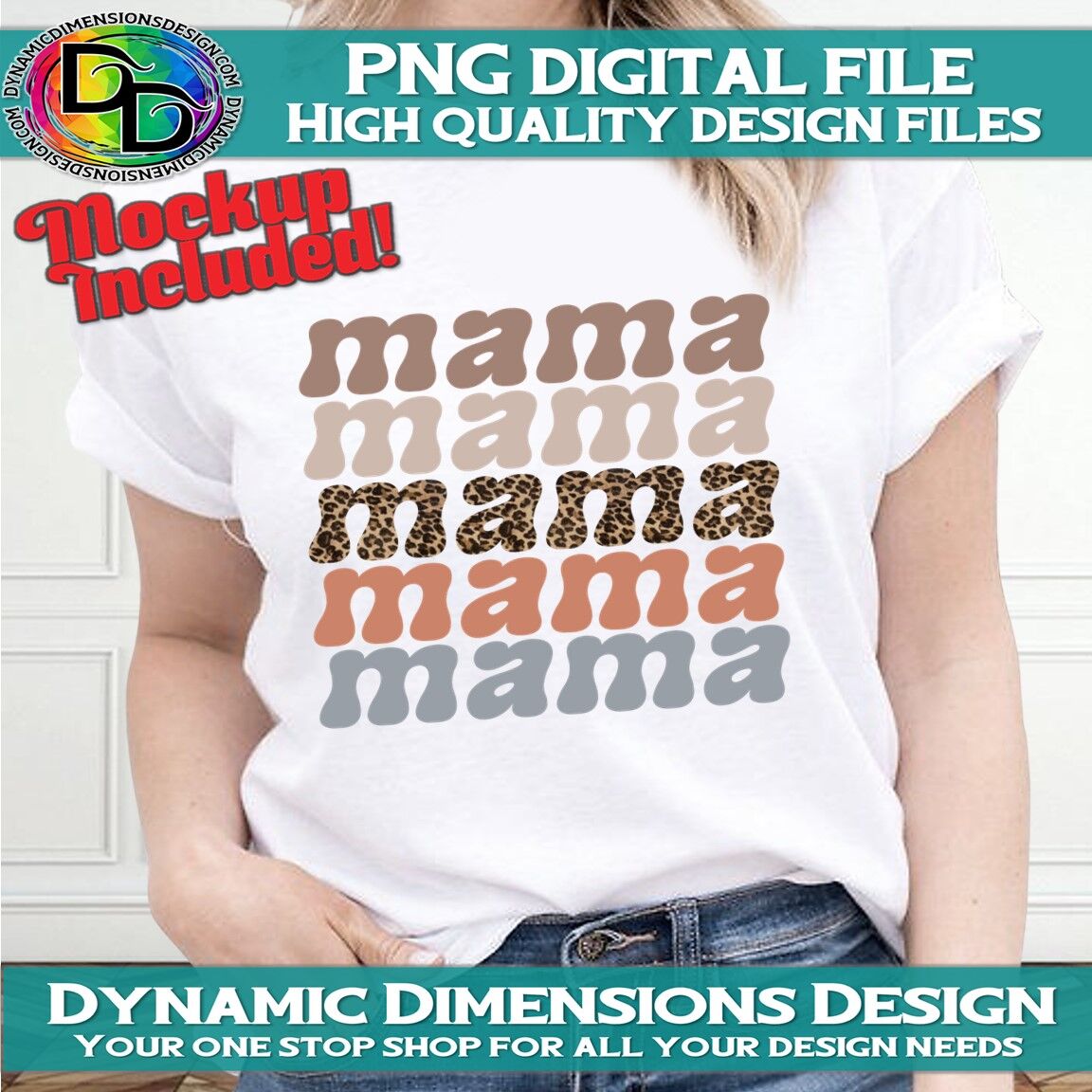 Leopard Mama Svg Cheetah Mama Svg Mom Svg Mom Life Svg Mama Square