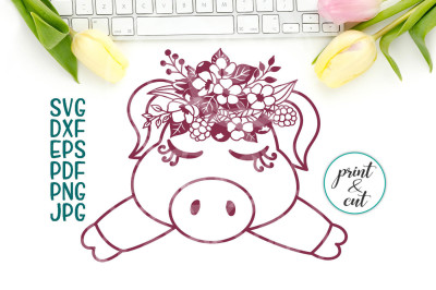 Download Flower and Animals SVG Cut Files | TheHungryJPEG.com