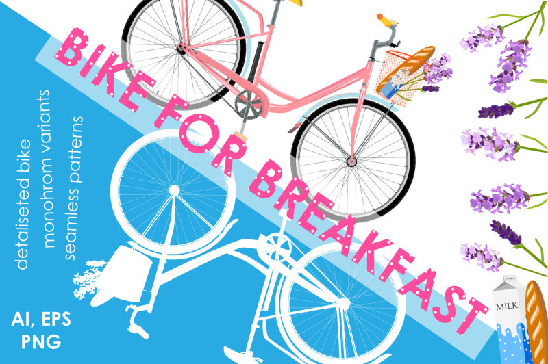 Bike for breakfast By KatiaZhe TheHungryJPEG