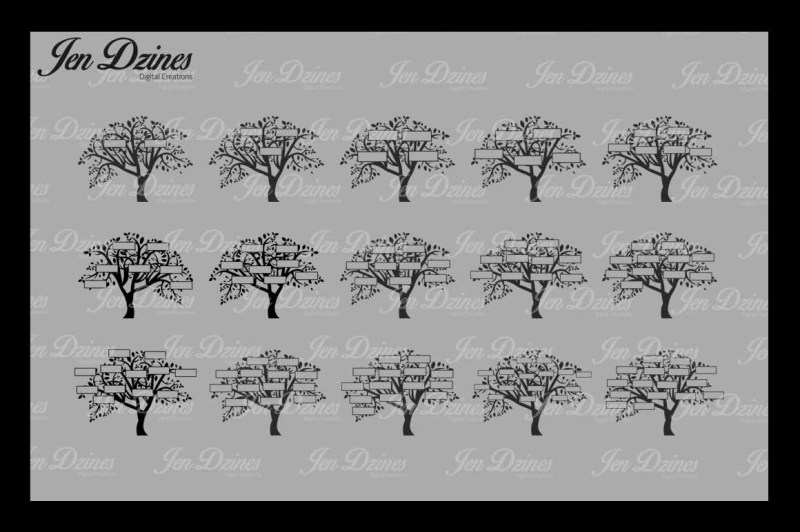 Download Free Family Tree Bundle Svg Dxf Eps Png Crafter File