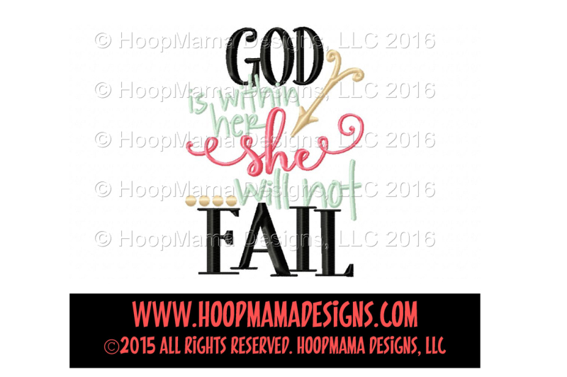 Download Free God Is Within Her She Will Not Fail Crafter File