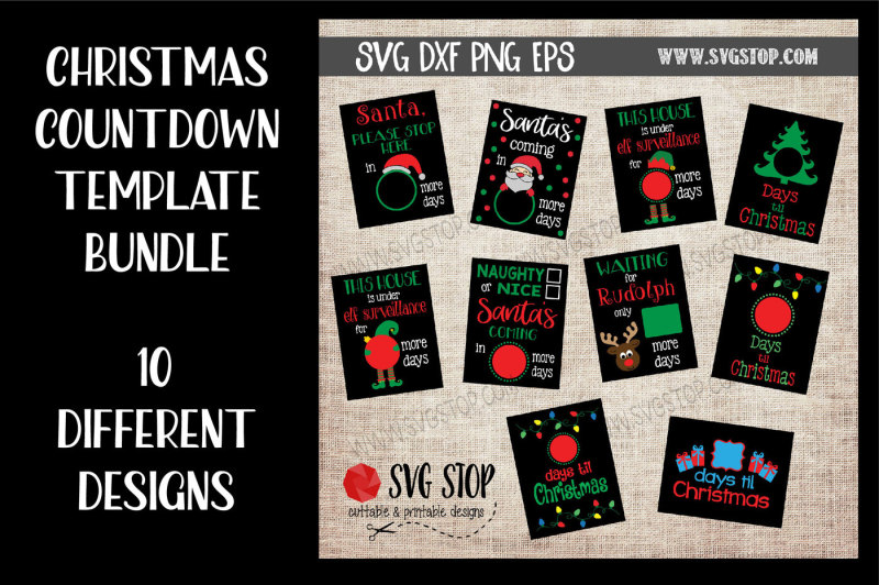 Download Free Free Christmas Countdown Design Bundle Crafter File Download Free Svg Files Creative Fabrica SVG Cut Files