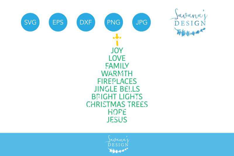 Free Christmas Tree Svg Christmas Svg Sayings Svg Christmas Words Dxf Eps Png Jpg Silhouette Cameo Cricut Crafter File Free Svg Files Girl Holidays Summer Vacation