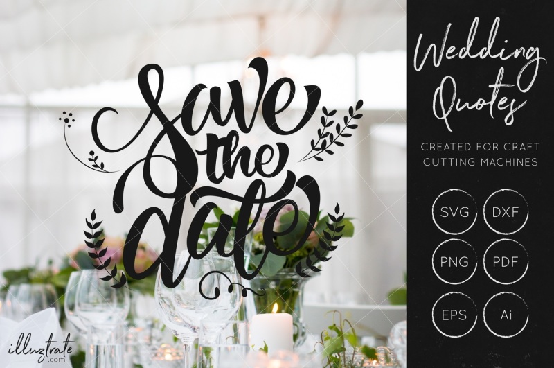 Free Free 214 Wedding Date Svg SVG PNG EPS DXF File