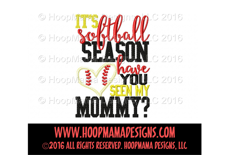 Download Free It'S Softball Season Have You Seen My Mommy? Crafter File