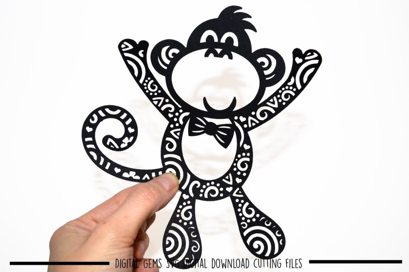 Download Mr Monkey Svg Dxf Eps Files