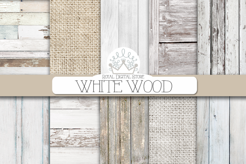 WHITE WOOD digital texture By Royal Digital Store | TheHungryJPEG