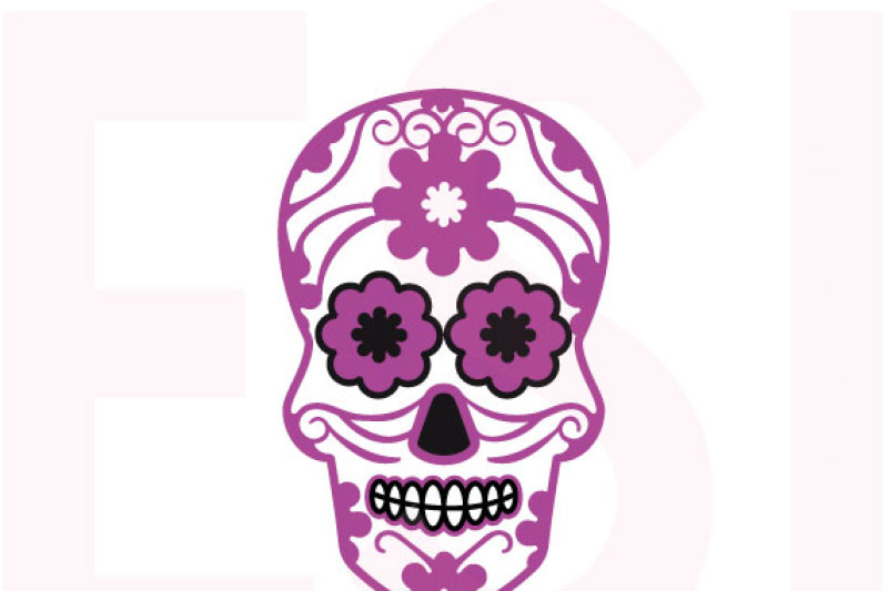 Sugar Skull Designs - SVG, DXF, EPS, PNG - Cutting Files By ESI Designs |  TheHungryJPEG