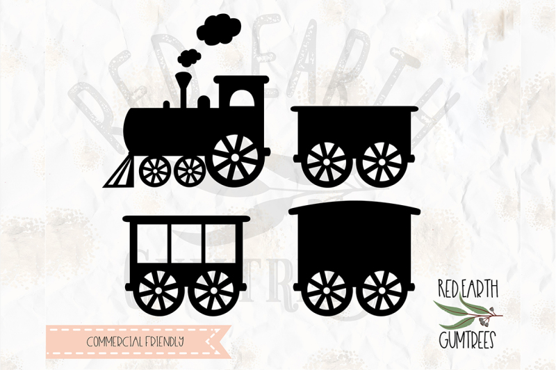 Free Train Set Cut File In Svg Dxf Png Pdf Eps Formats Crafter File