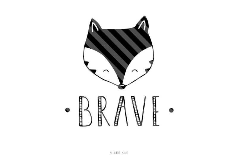 Download Free Brave Fox Svg Cutting File And Decal Crafter File Free Svg Quotes Download