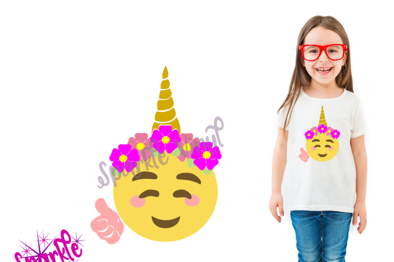 Download Unicorn emoji svg, Emoji Unicorn Svg files for cricut or Silhouette, Cut file, dxf pdf eps ...