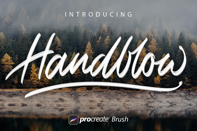 Handflow Procreate brush By Angelo Konofaos Design | TheHungryJPEG