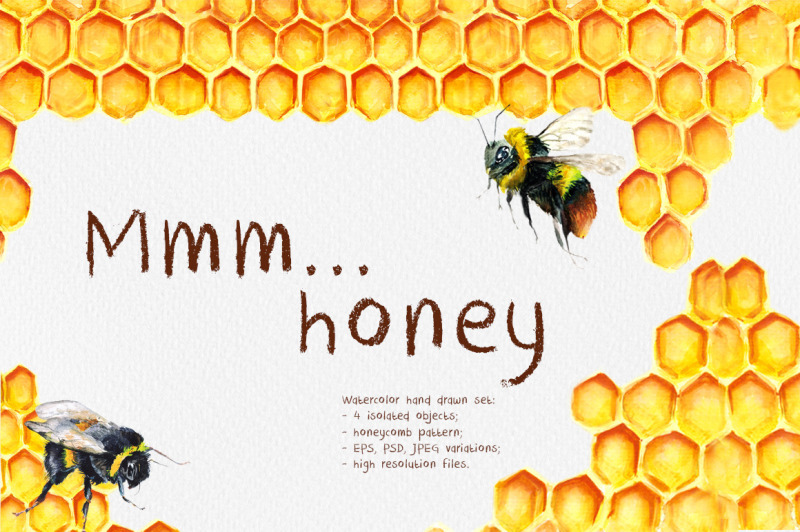 I like honey. Пчелиные соты акварель. Пчела и соты Акварельные. Mmm Honey. Соты креатив.