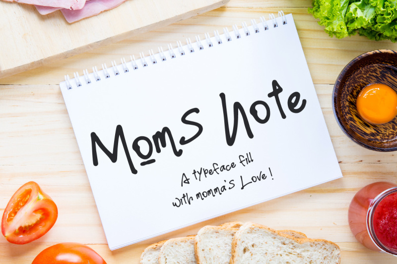 Moms Note By Heroglyphs Studio | TheHungryJPEG