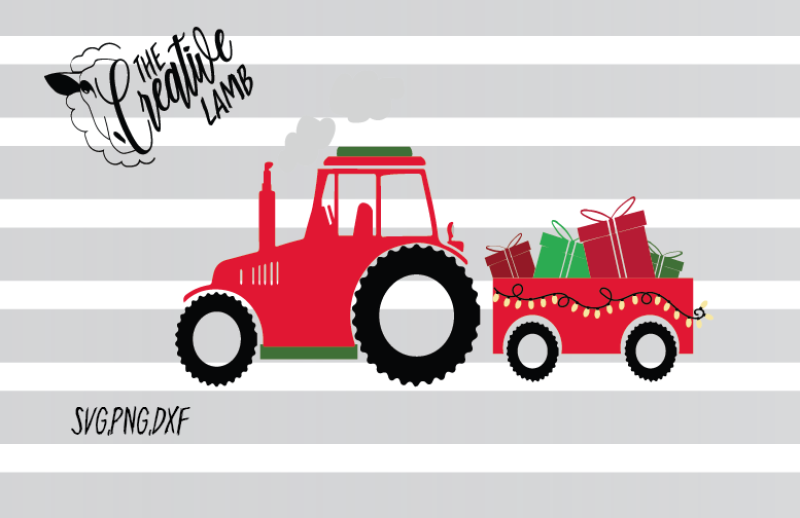 Free Christmas Tractor Svg Crafter File Best Free Svg Files Download