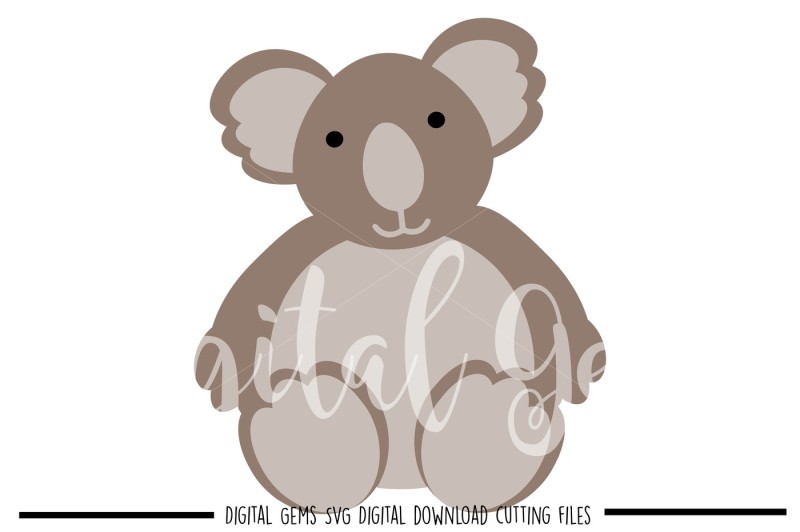 Download Free Koala Svg Dxf Eps Png Files Crafter File - High ...