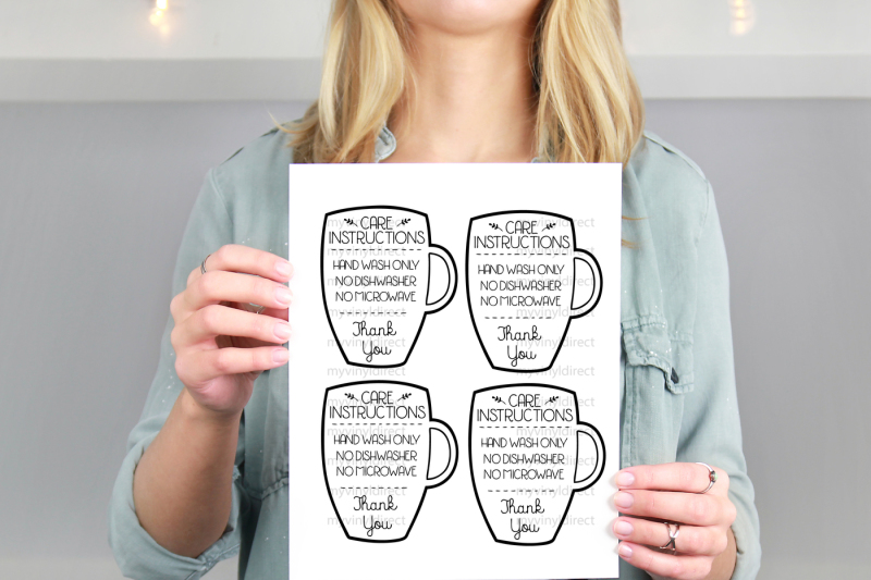 Free Mug Care Instructions Printable Pdf File Crafter File Free Svg Png Dxf Eps Cut Files