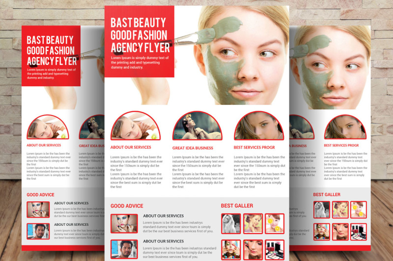 Beauty Flyer By sanaimran | TheHungryJPEG