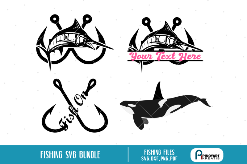 Download Free Svg Fishing Design Bundle Vol 1 File For Cricut