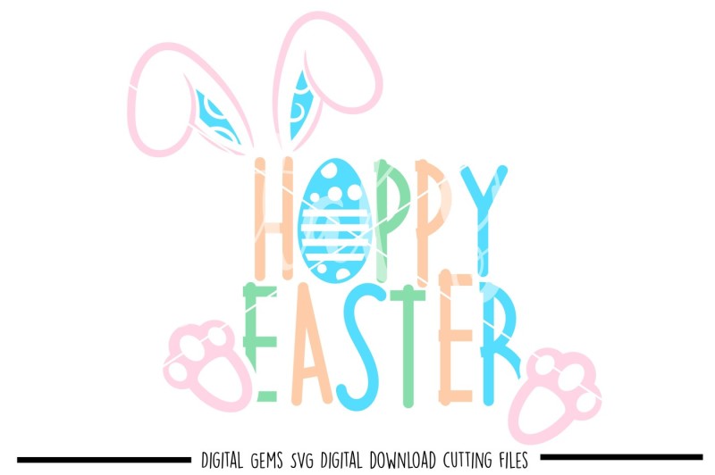 Download Free Hoppy Easter Svg Dxf Eps Png Files Crafter File