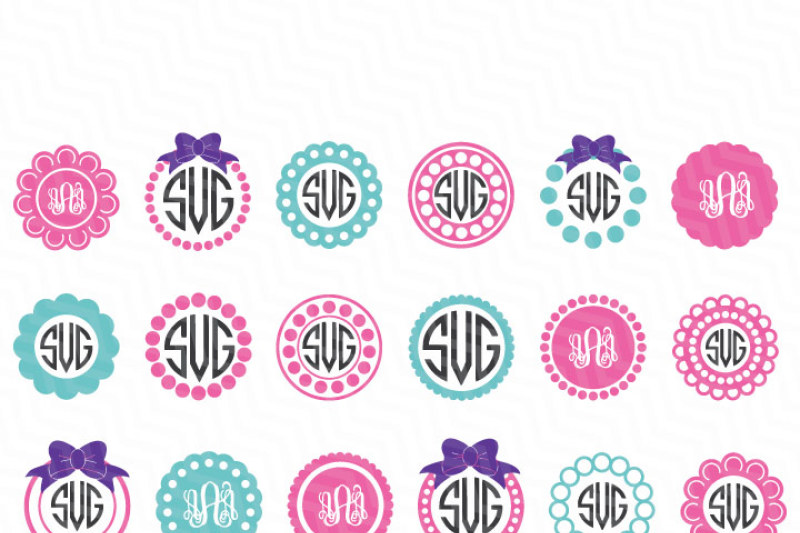 Download Free Circle Monogram Frame Svg Crafter File All Free Svg Files Cut Silhoeutte